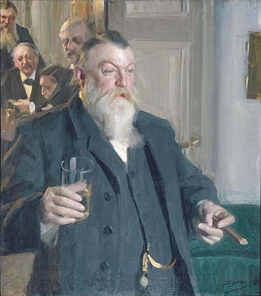 Anders Zorn A Toast in the Idun Society, Norge oil painting art